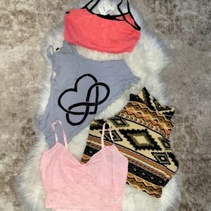 Crop top/Bra top bundle